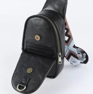 Stylish Black Crossbody Bag